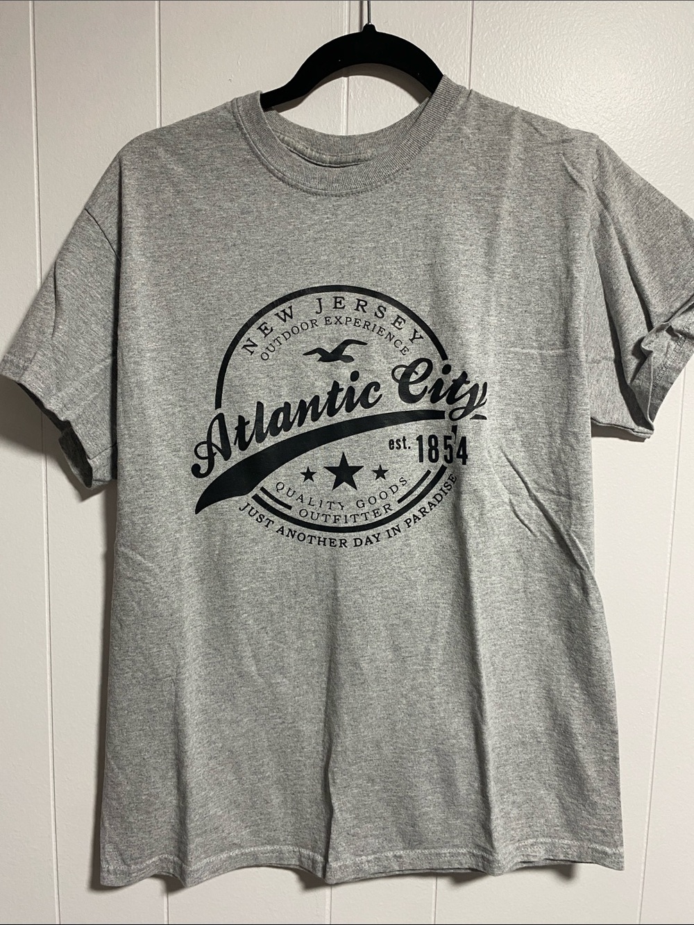 Atlantic City Graphic Tee - Gray